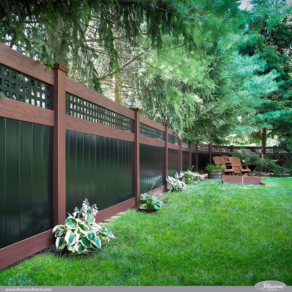 White Vinyl Fence