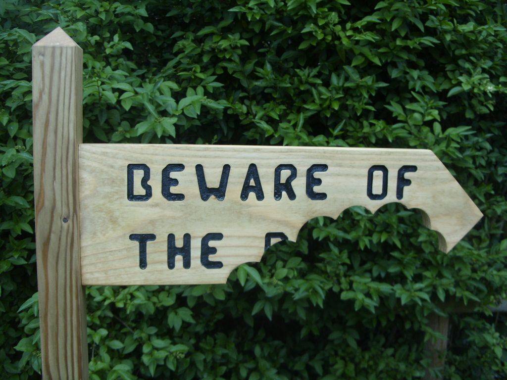 The Garden Funny Garden Signs