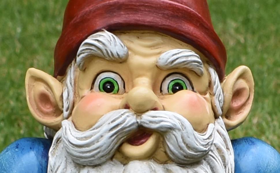 Funny Lawn Gnome Statue
