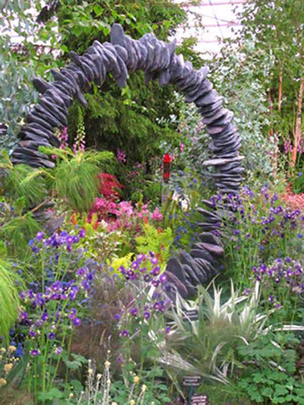 Creative Diy Project Water Pebble Garden Art