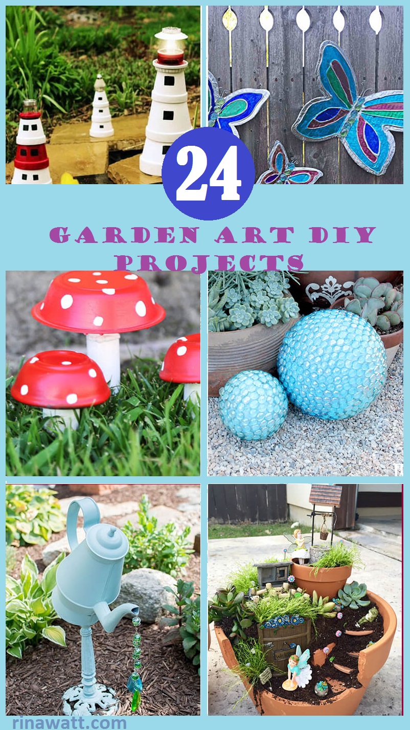 Easy Diy Garden Art Ideas
