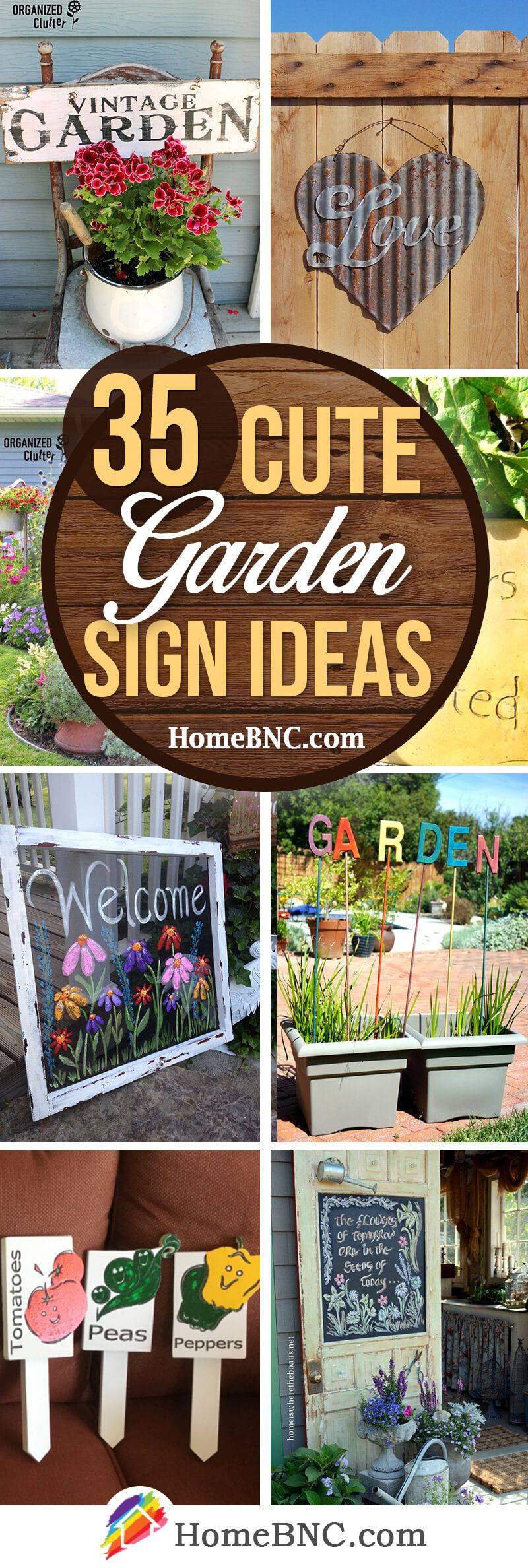 Cute Garden Sign Ideas