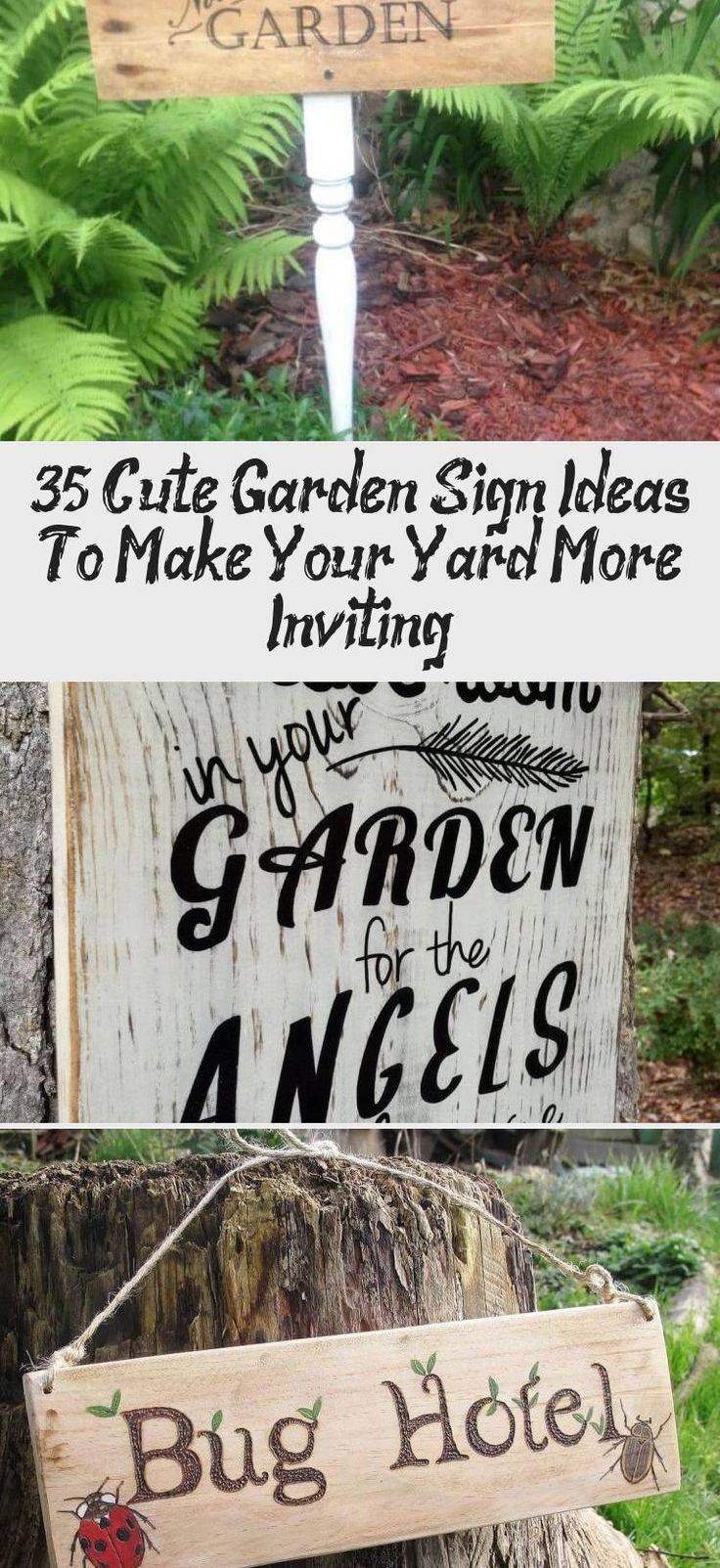 Cute Garden Sign Ideas
