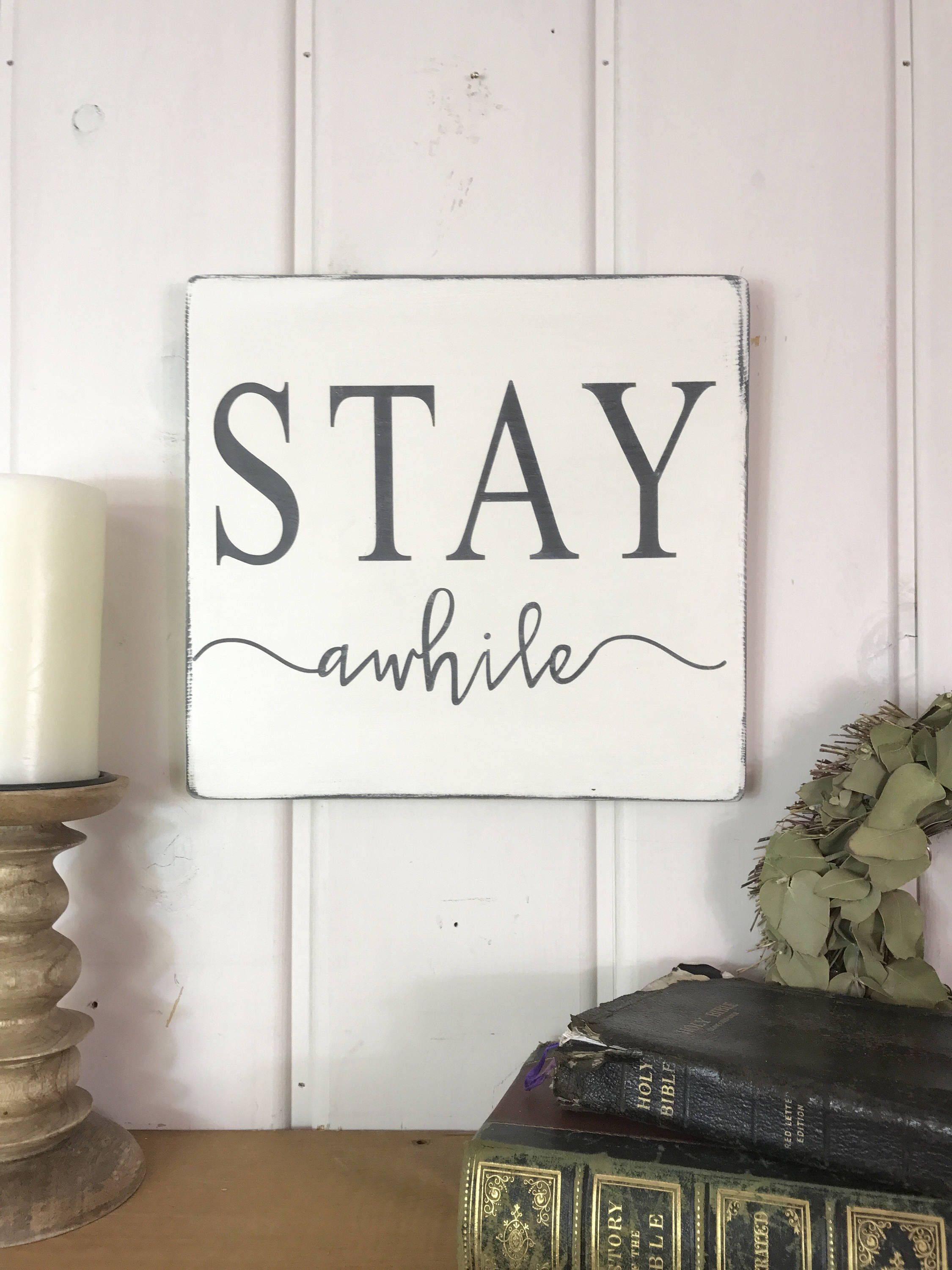 Shabby Chic Sign Display