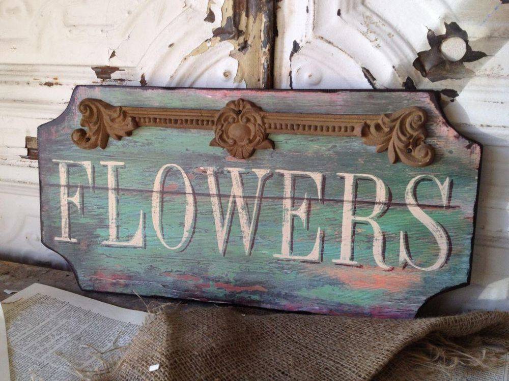 Our Garden Novelty Shabby Chic Garden Shed Sign
