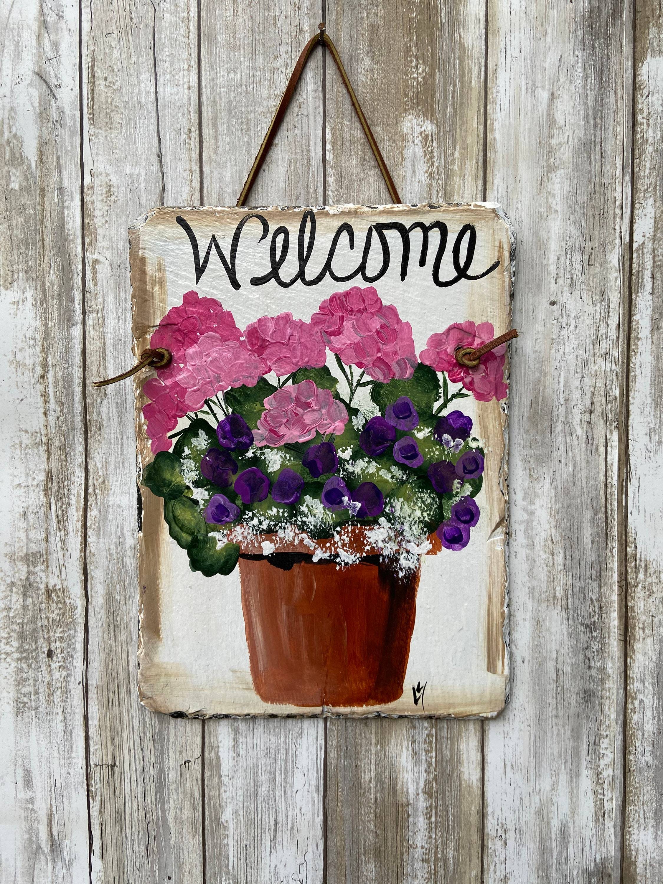 Garden Sign Hand Painted Custom Ordered Garden Sign