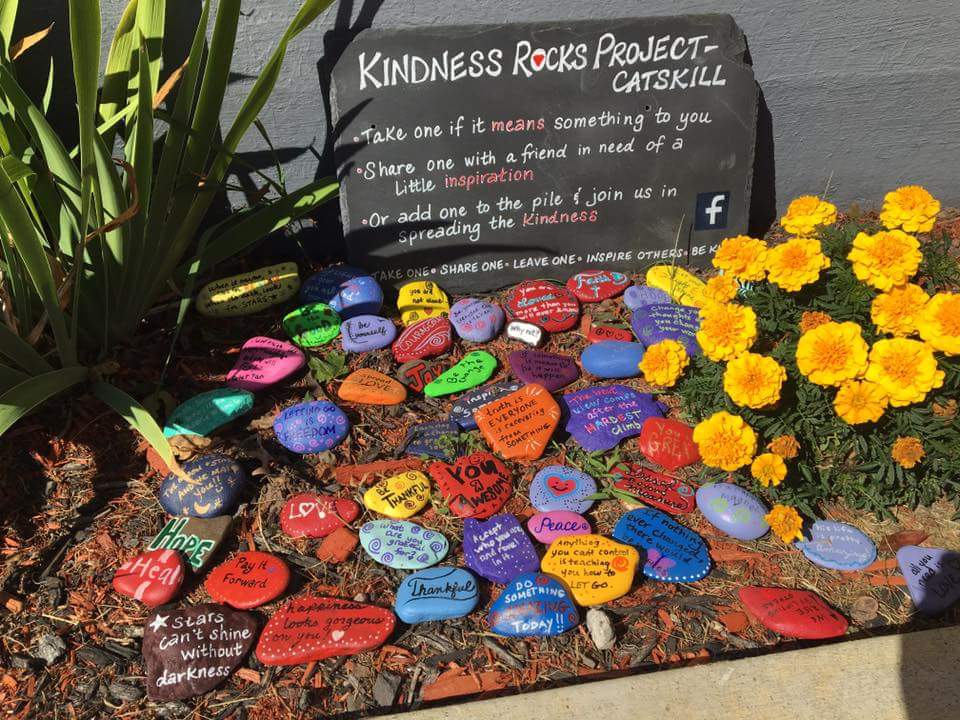 Kindness Rock Basket Sign