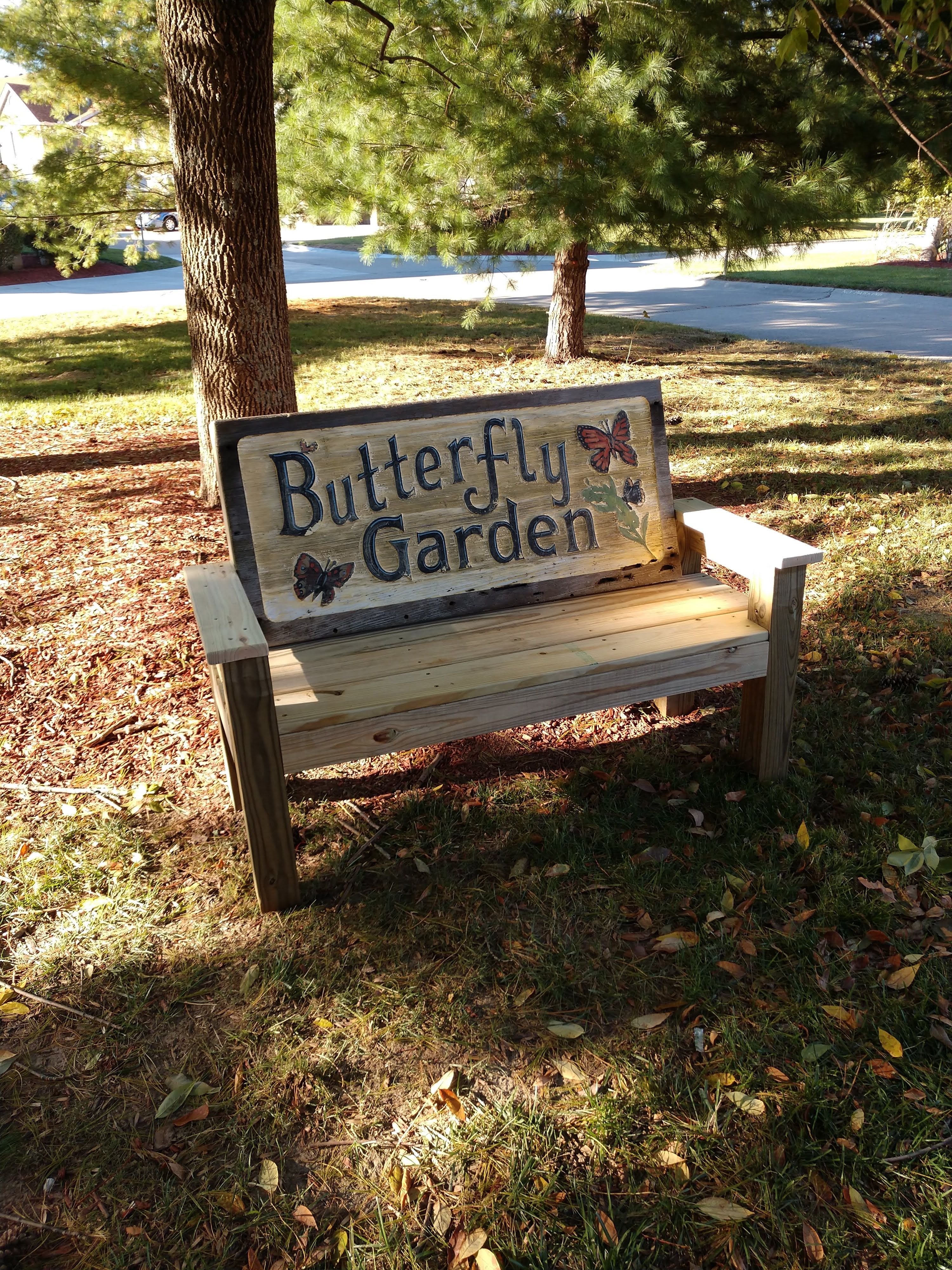 Butterflies Garden Signs