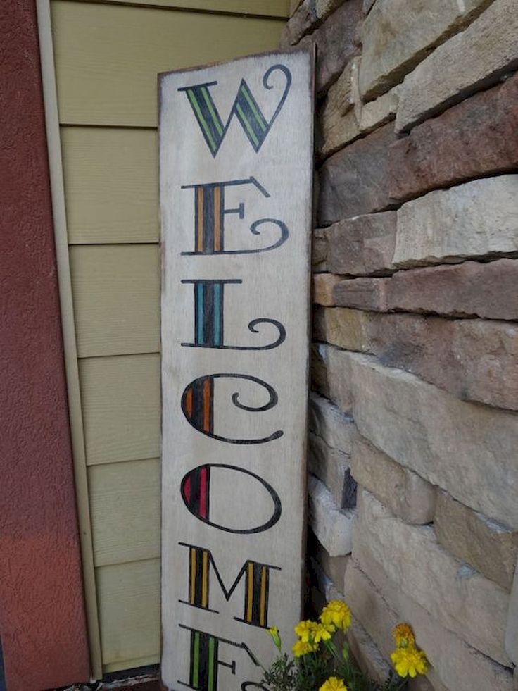 Unique Wood Garden Sign Yard Vegetable