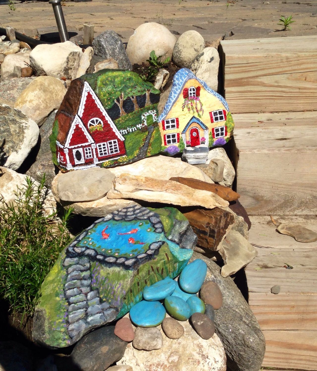 River Rock Fairy House Painted River Rocks