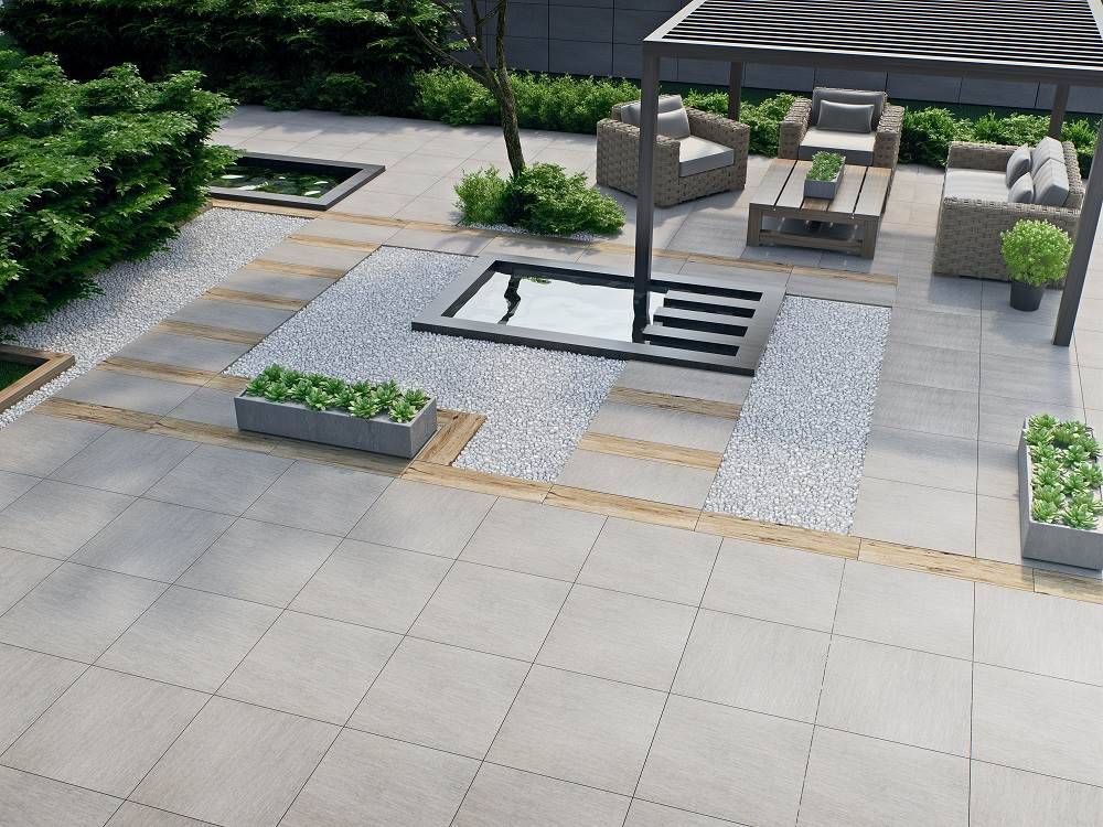 Outdoor Stone Tile Flooring Ideas