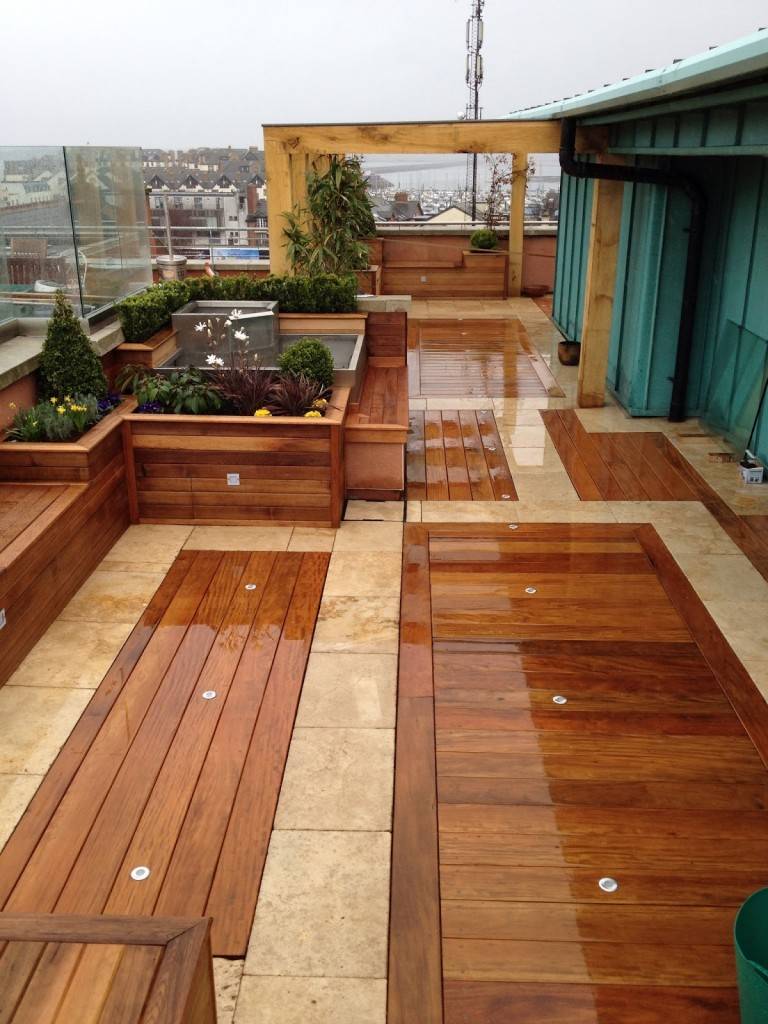Balcony Wooden Floor Tiles