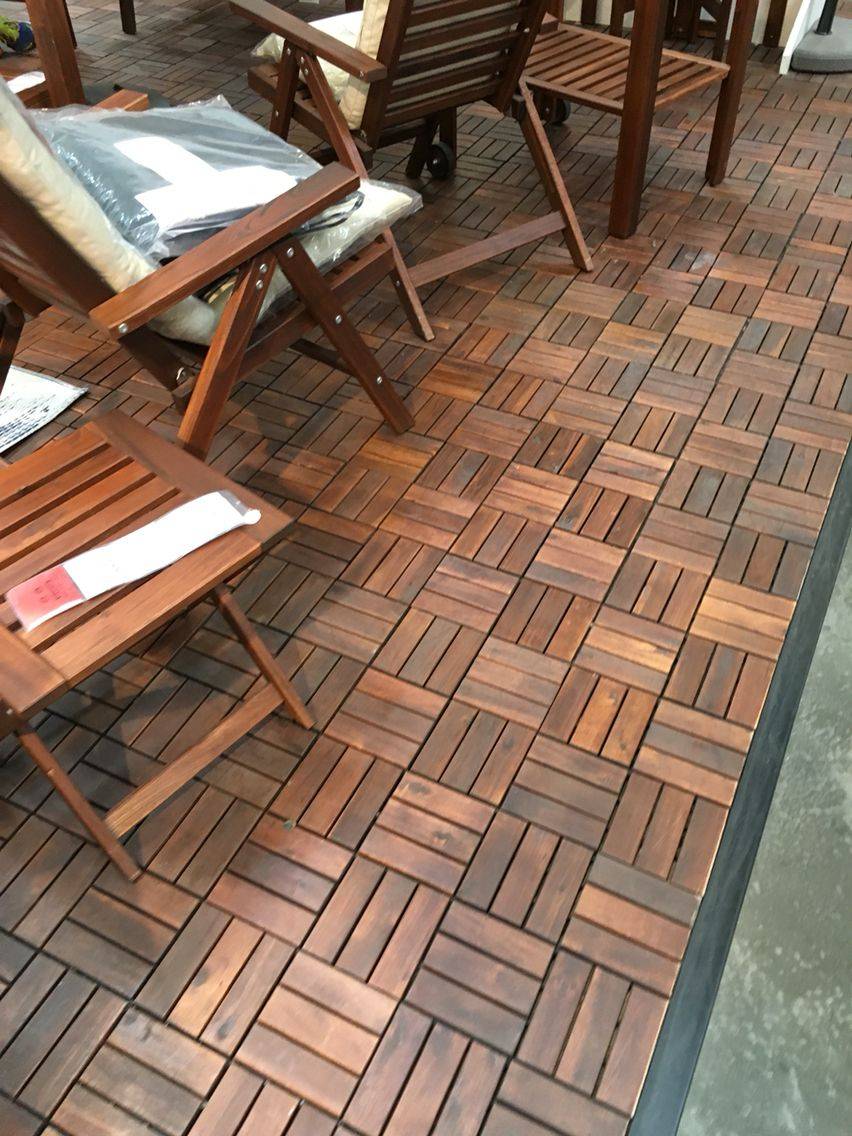 Interlocking Tiled Patio Backyard Deck Tiles Ikea Average Wood Floor