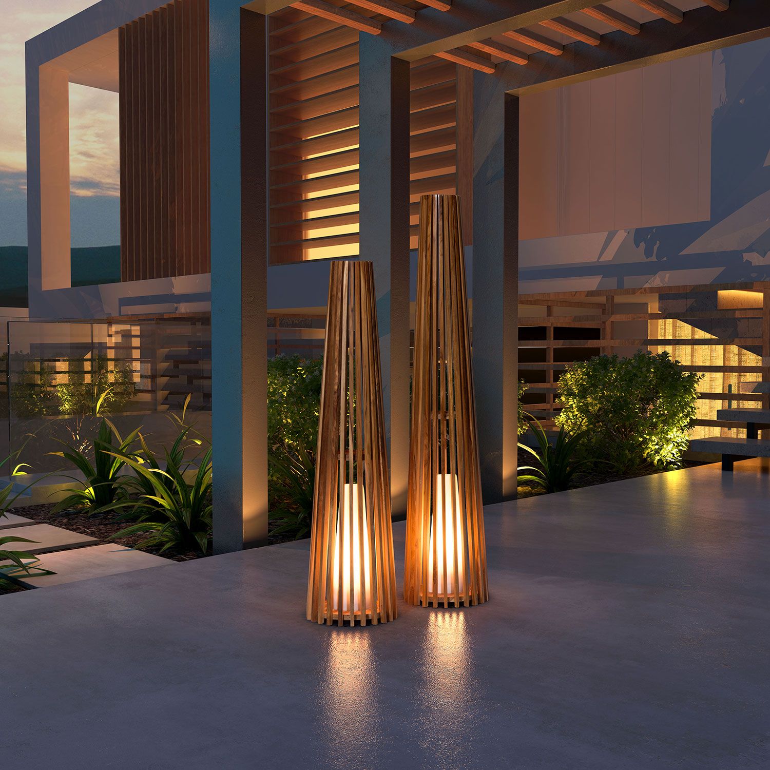 Outdoor Floor Lamp