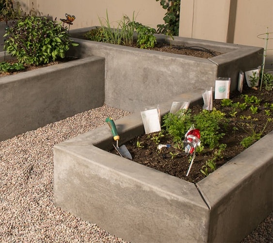 Amazing Diy Concrete Garden Boxes Ideas
