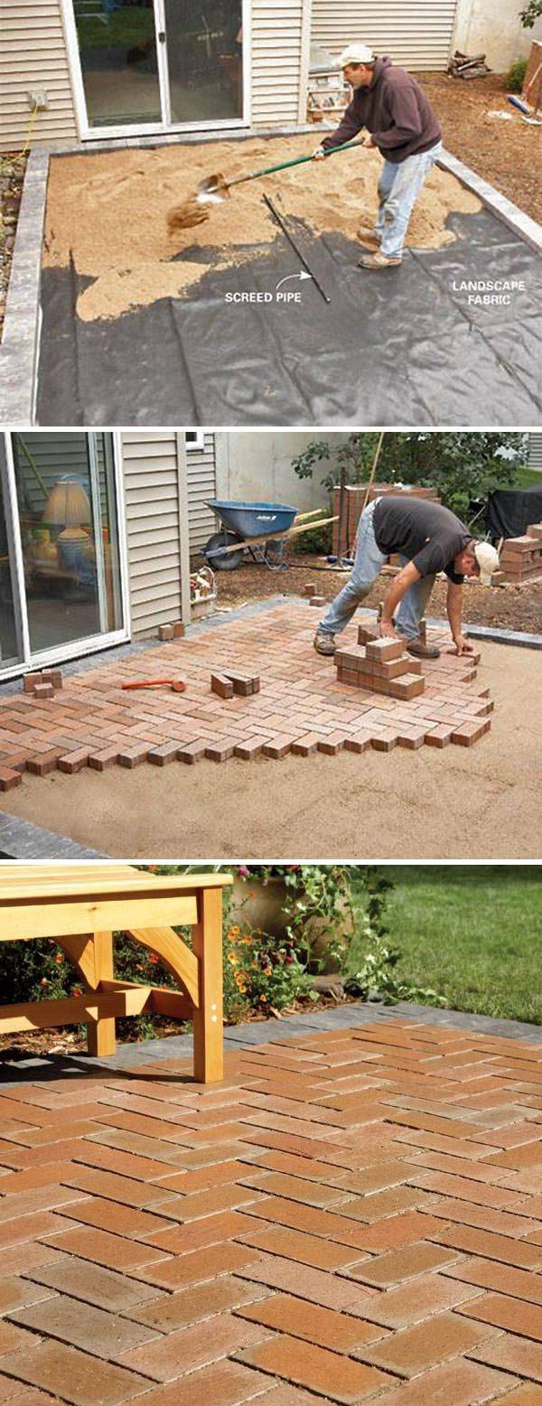 Diy Cool Creative Patio Flooring Ideas