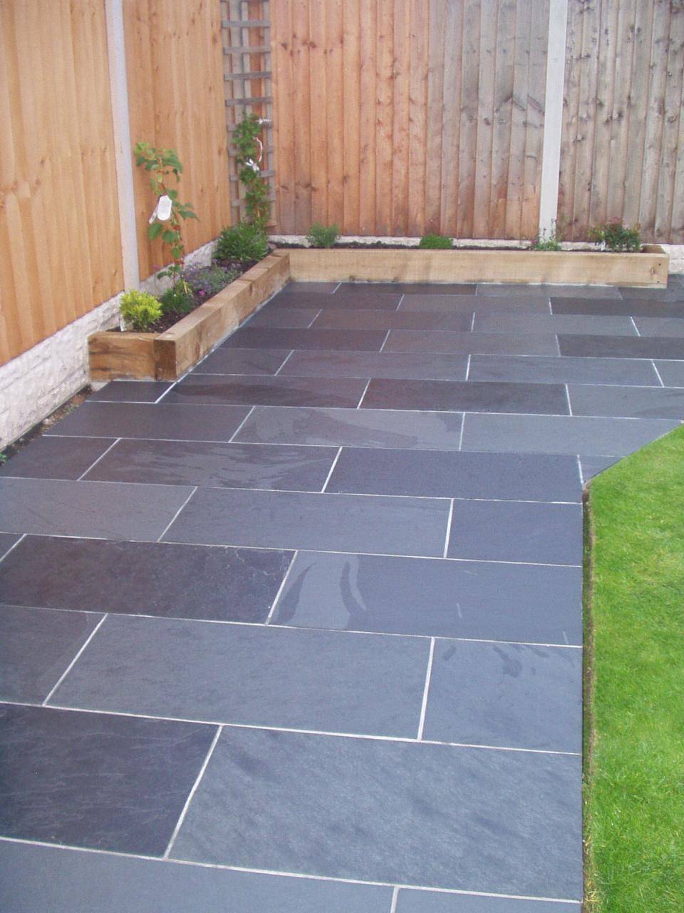 Garden Decking Patio Slabs Squares Cool Creative Flooring Ideas Deck