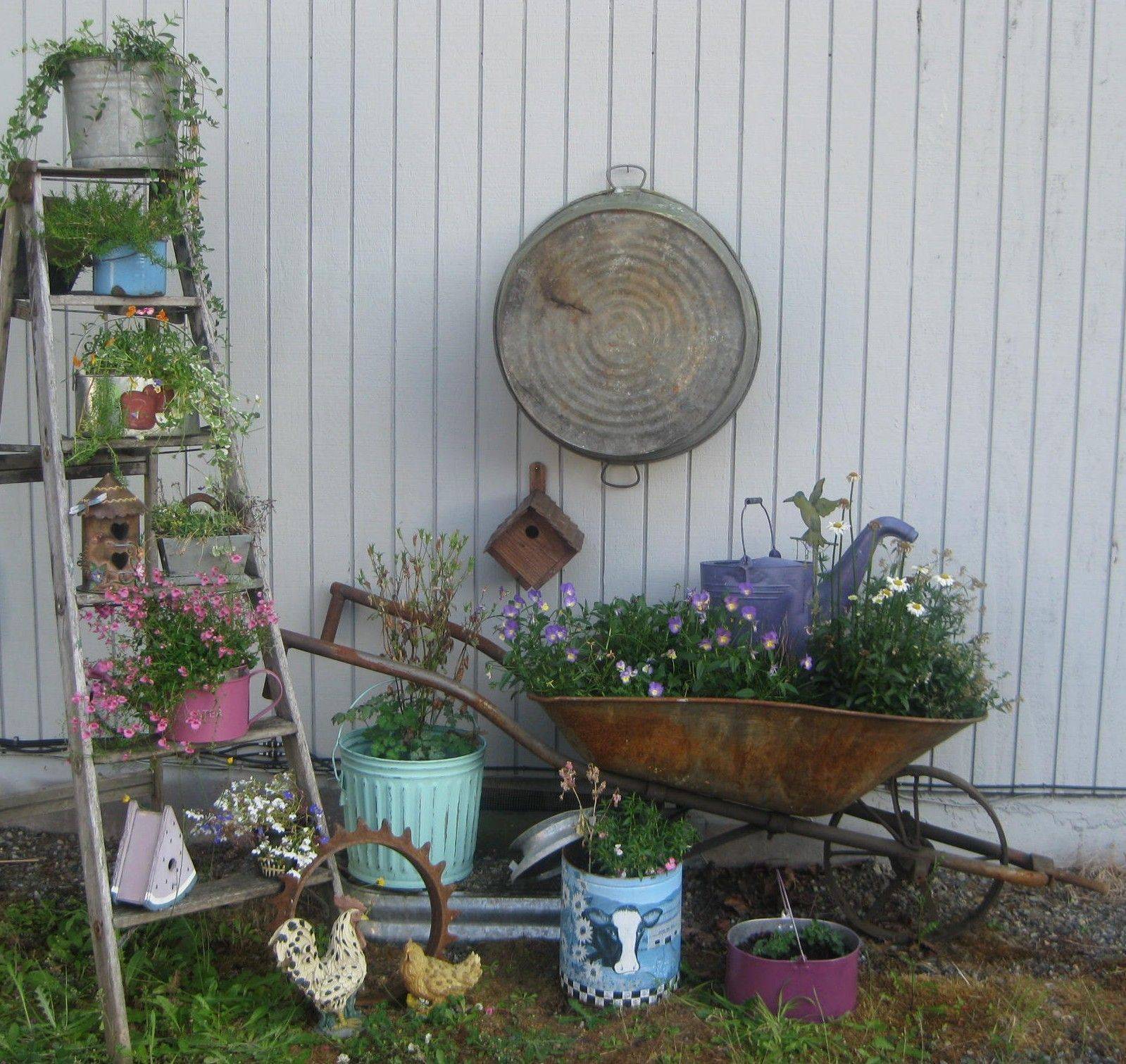 Faucet Wall Planter Metal Planter Rustic Wall Planter