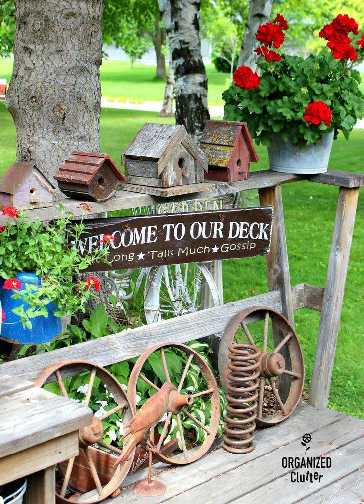 Junk Garden Ideas Edition