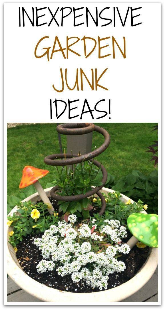 Pinterest Garden Junk