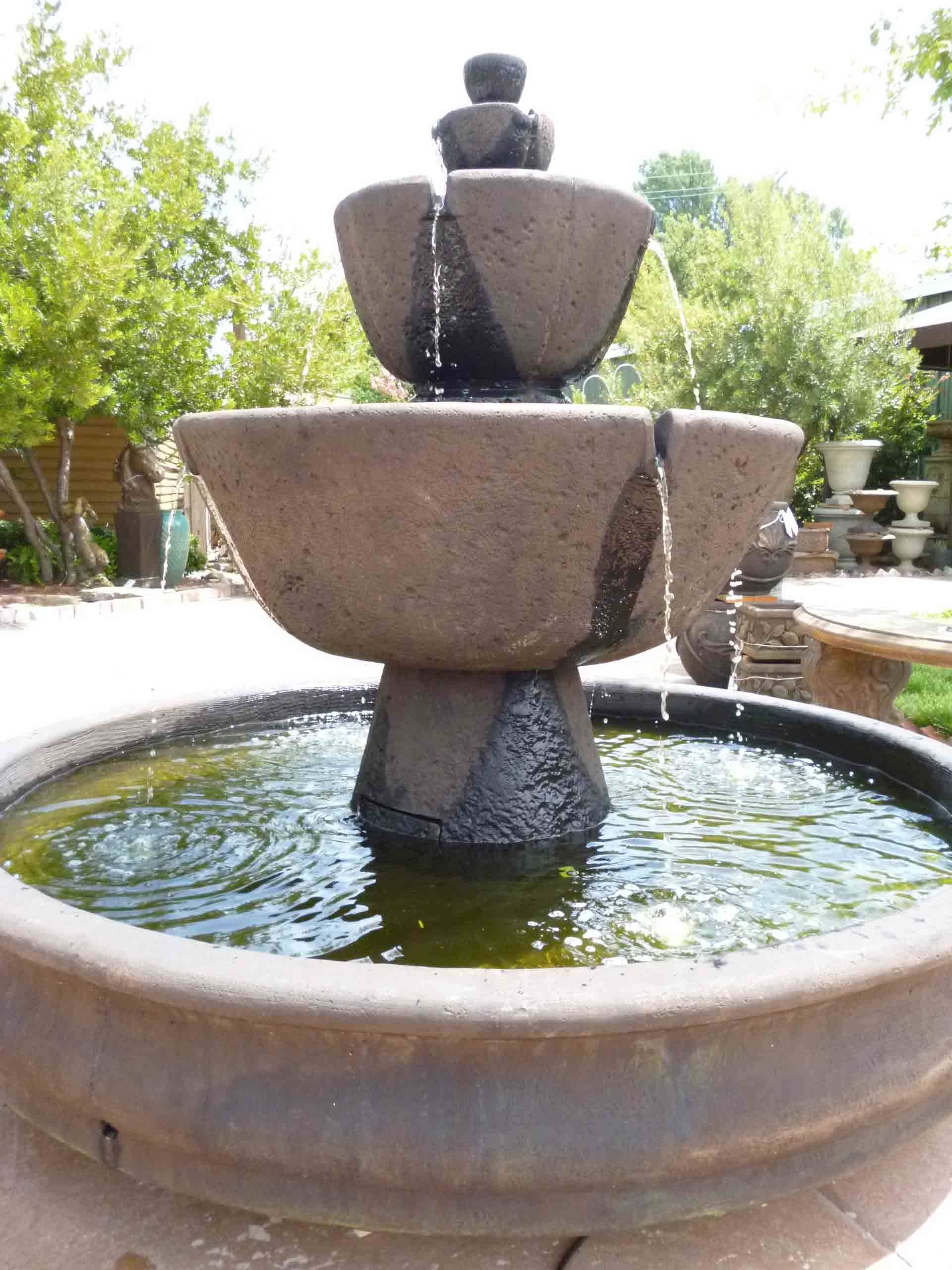 John Timberland Tuscan Outdoor Floor Water