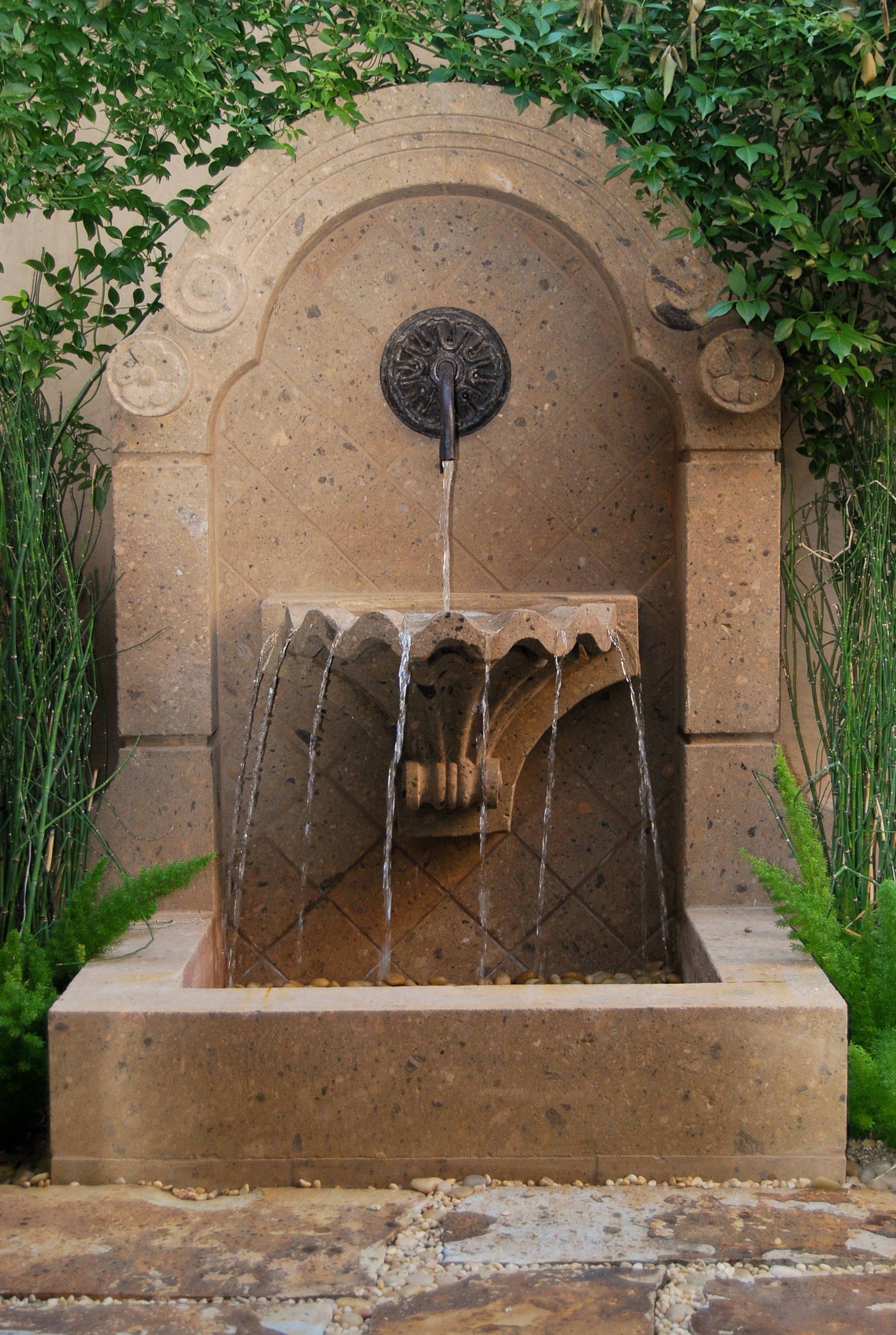 Knot Garden Italian Fountain Reflections Water Gardens