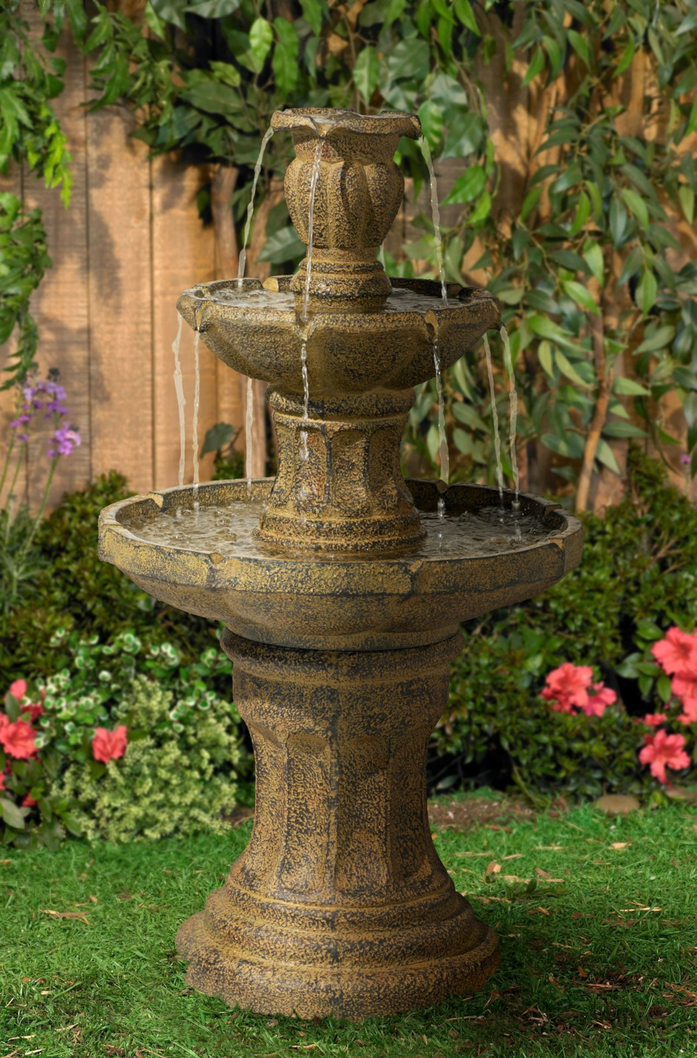 Rustic Outdoor Wall Water Fountain