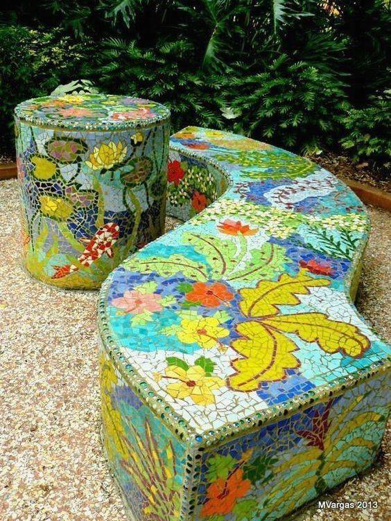 Mosaic Garden Art