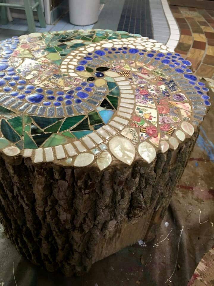 Mosaic Brick Border Mosaic Crafts