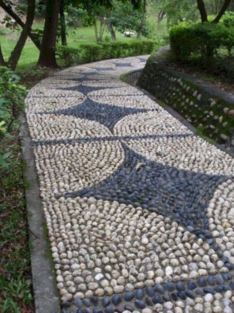 A Pebble Mosaic Stepping Stone