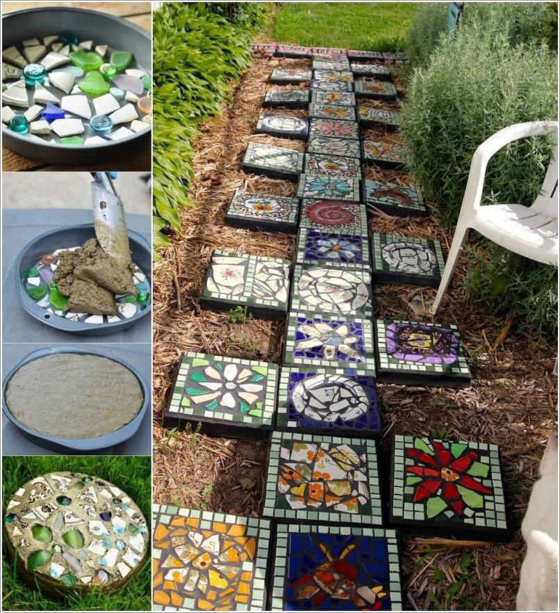 Creative Diy Mosaic Garden Projects
