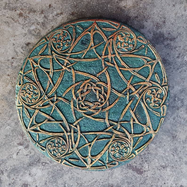 Celtic Knot Art Garden Gifts Outdoor Sculpture Ireland Wall
