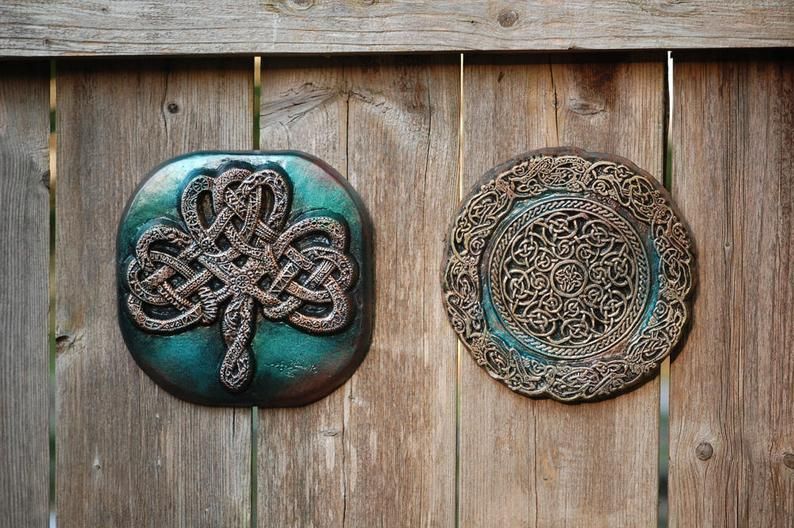Celtic Knot Garden Decor Irish Ribbon Sculpture Gifts