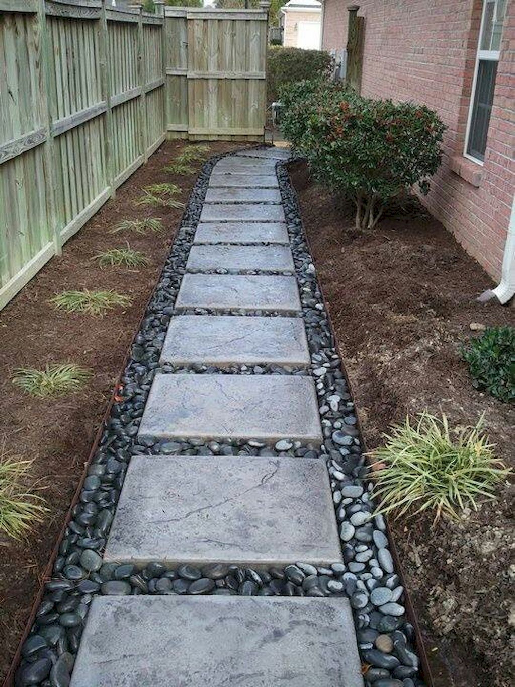 River Stone Walkway Idea Seven Diy Projects