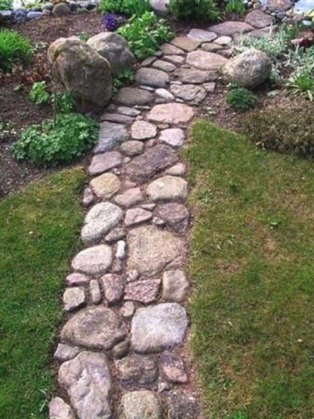 Your Landscape River Rock Garden Path