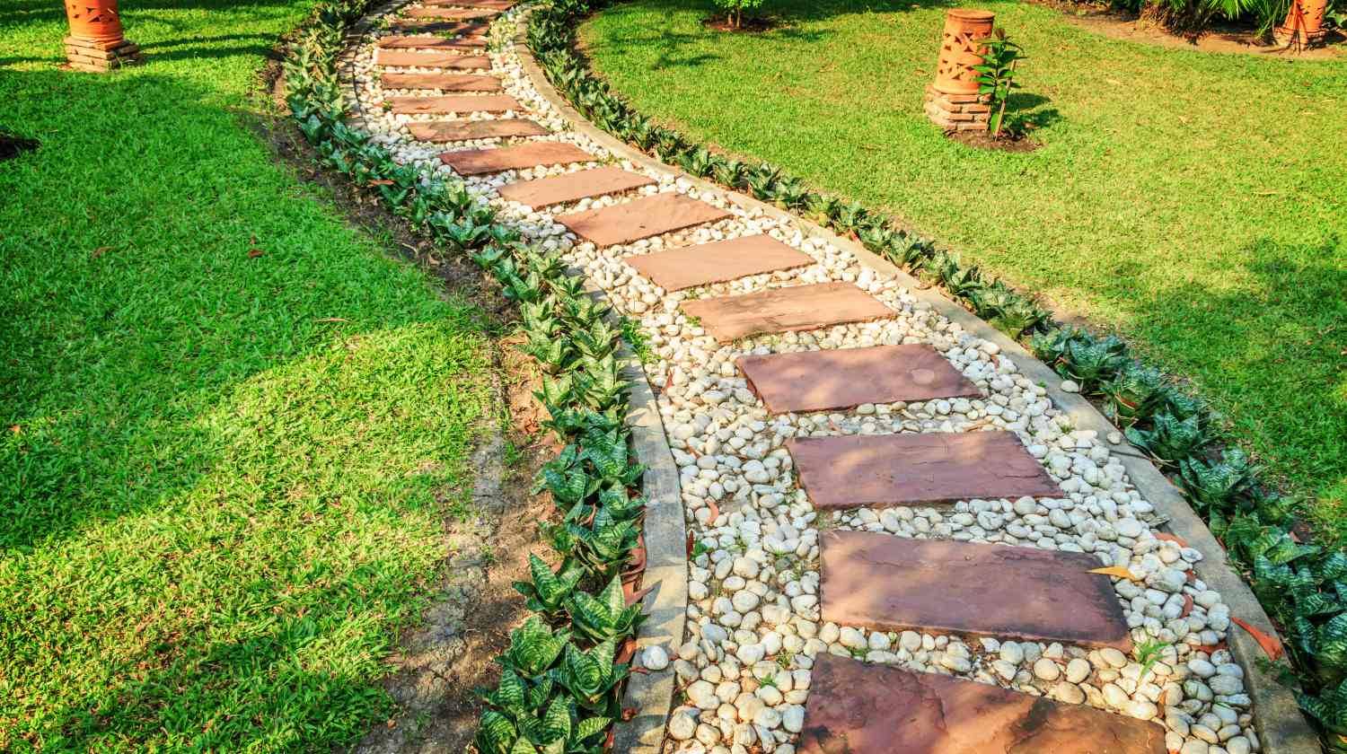 Your Landscape River Rock Garden Path