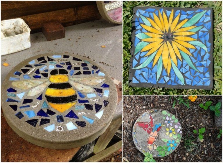 Mosaic Garden Path Ideas