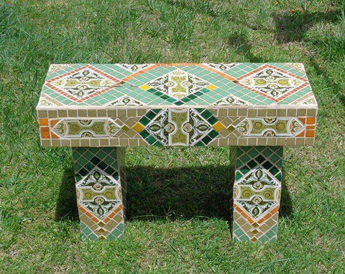 24 How to Stained Glass Mosaic Garden Bench Ideas You Gonna Love