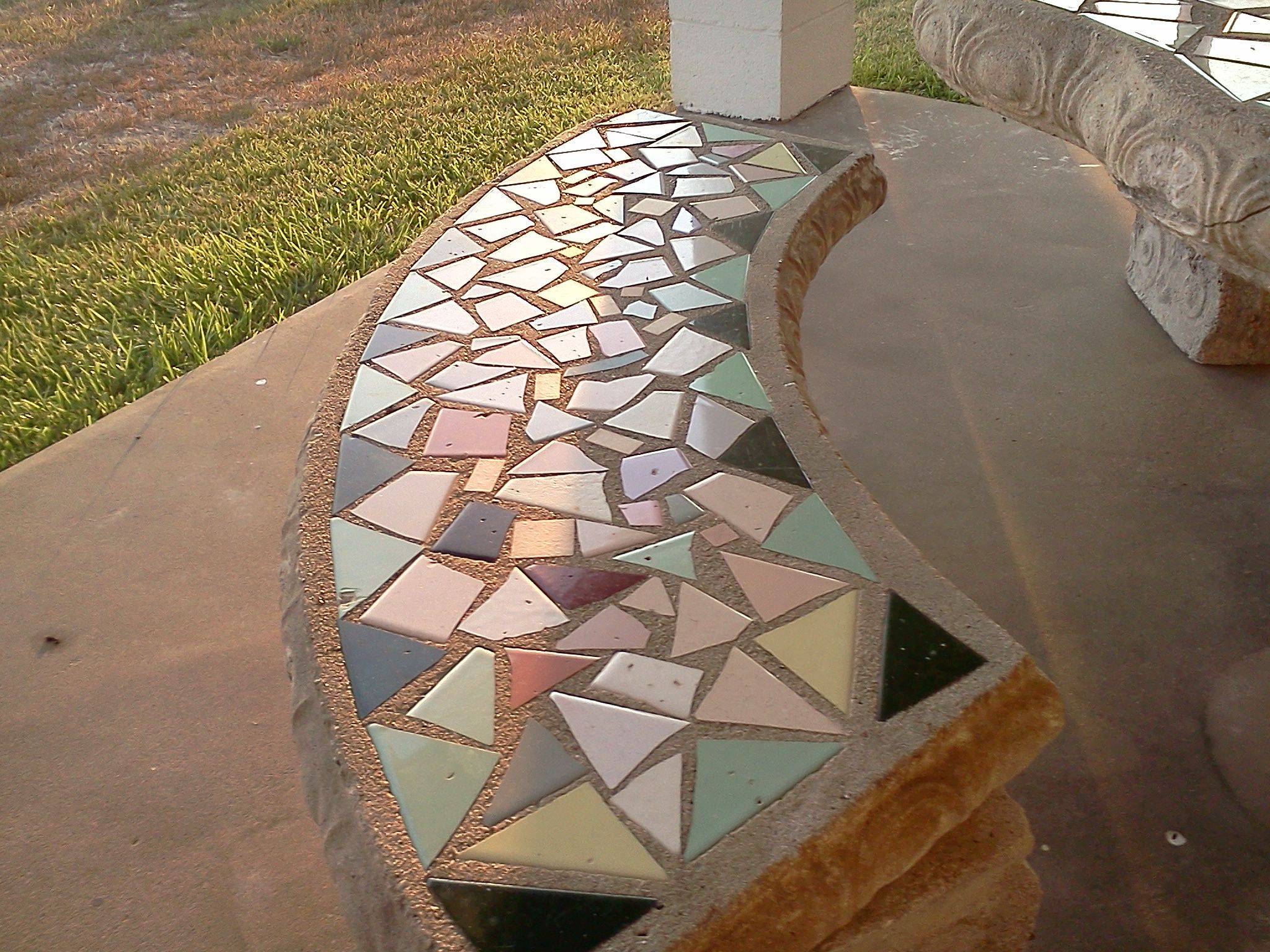 Garden Bench Julie Boegli Creative Mosaic Design