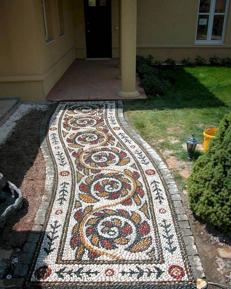 Mosaic Garden Paths Mosaik Gartenwege Alles