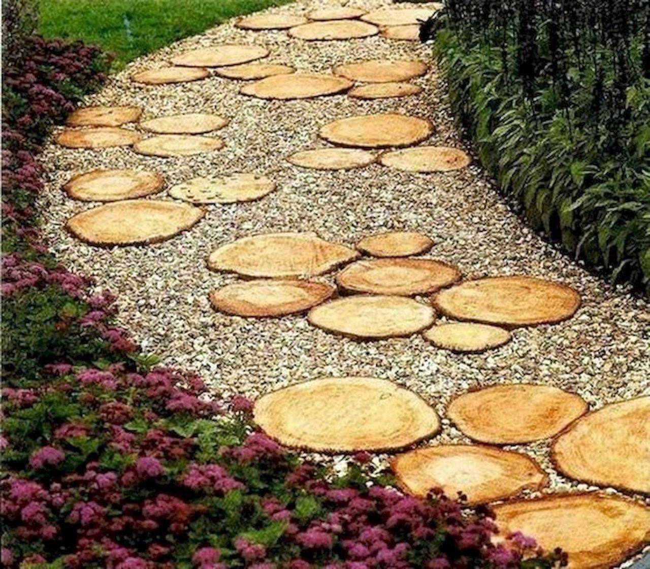 Mexican Beach Pebble Walkway Walkway Landscaping Garden Tours