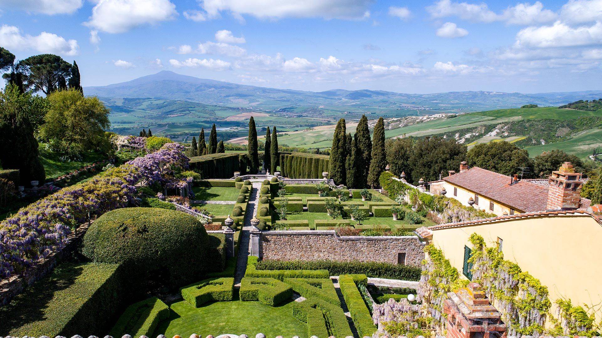 Villa La Foce Italian Garden