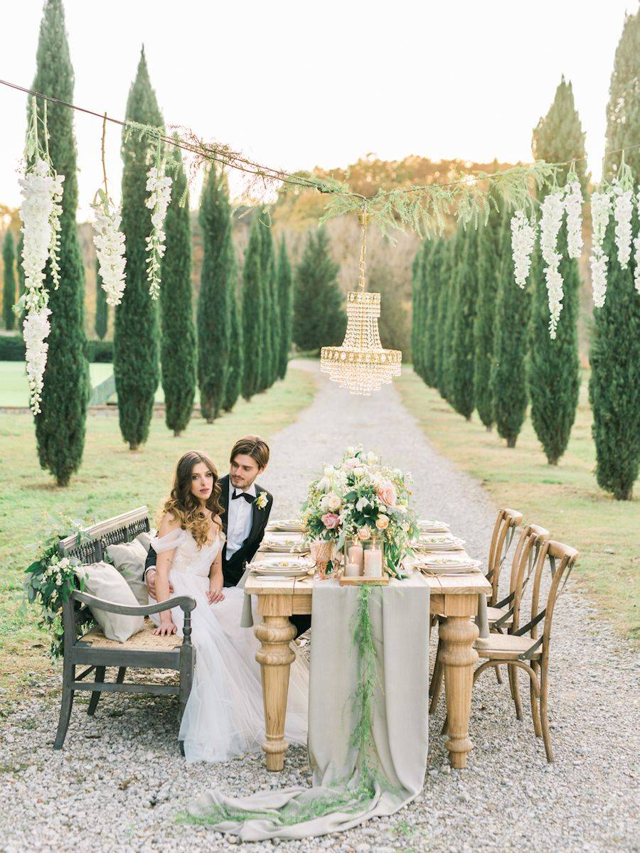 Italian Garden Wedding Ceremony
