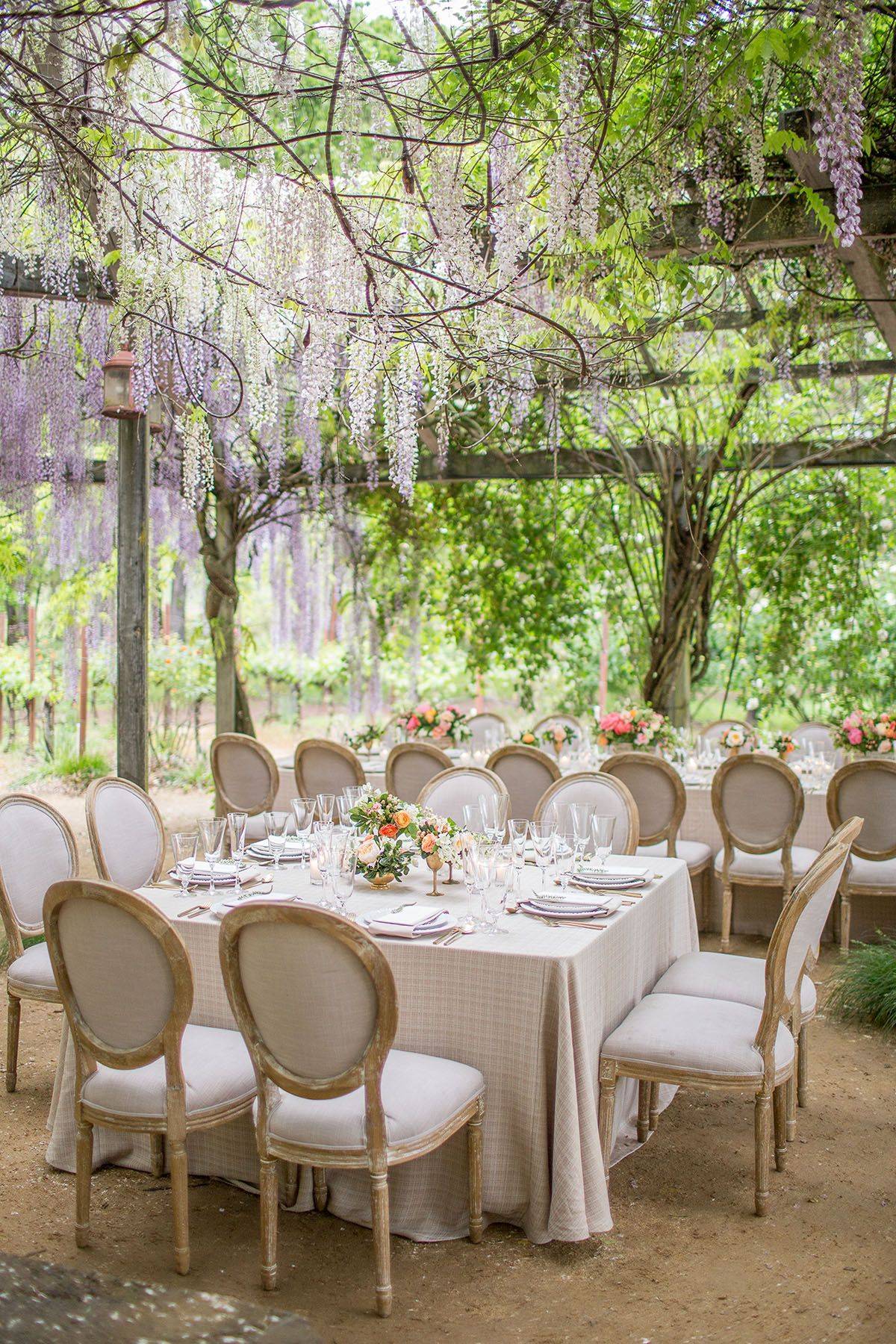 Italian Wedding Outdoor Reception Decorations Villa San Crispolto