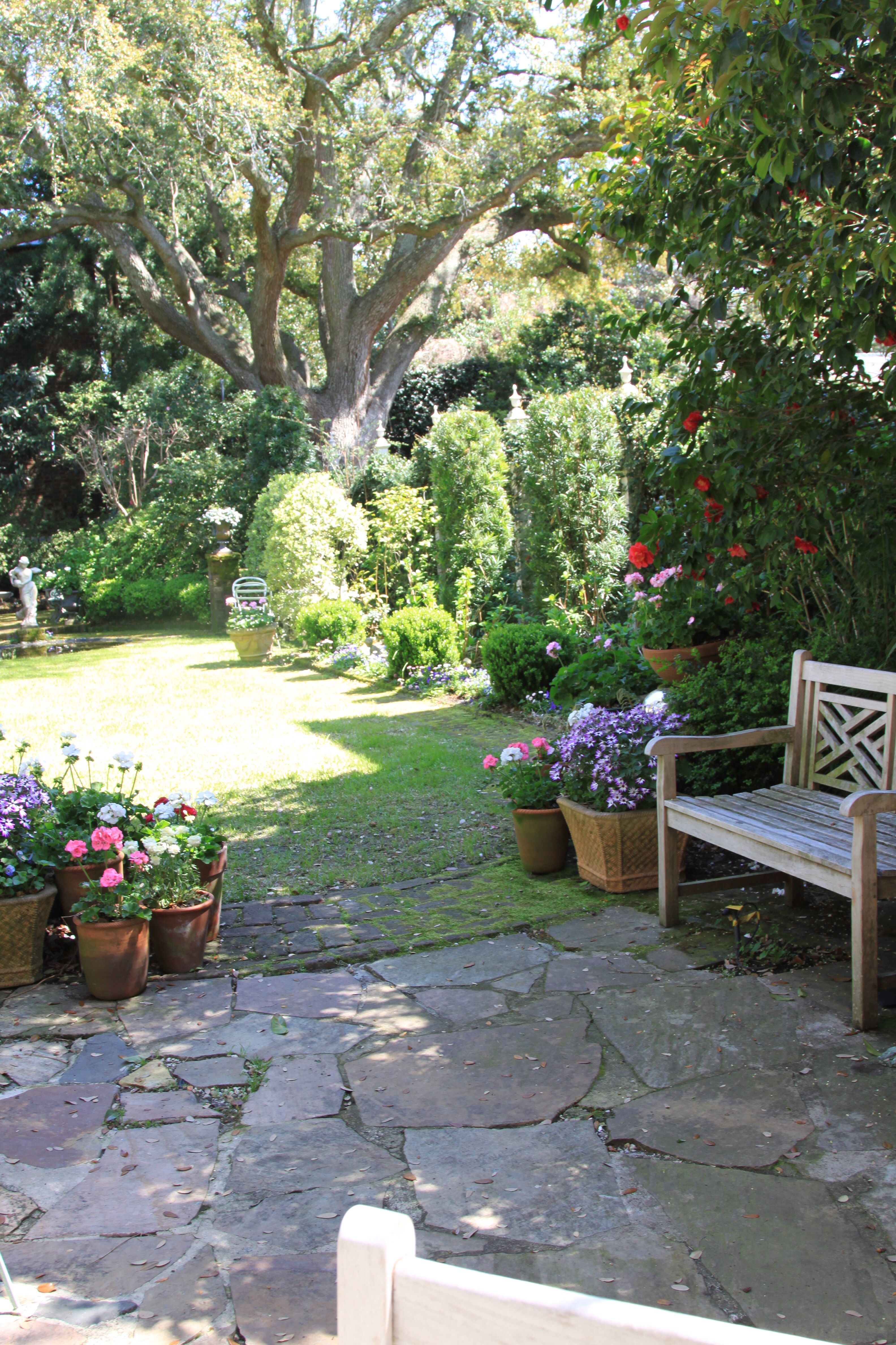 A Fancy Charleston Walled Garden