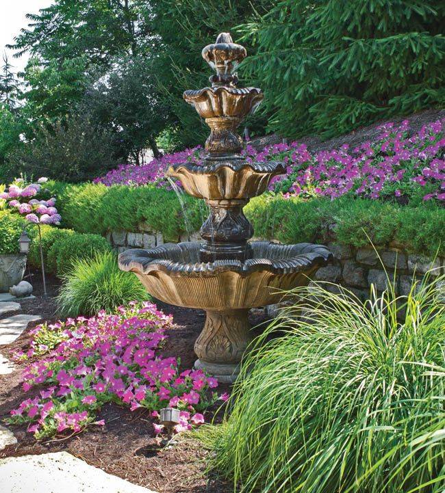 A Resin Water Fountain Concrete Fountains