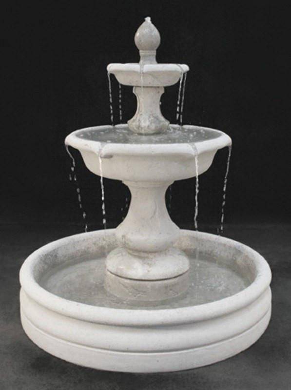 Verona High Rustic Brick Garden Fountain