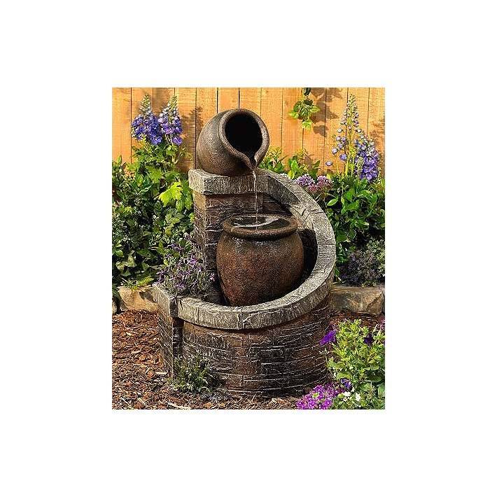 Garden Fountain Fountains Backyard