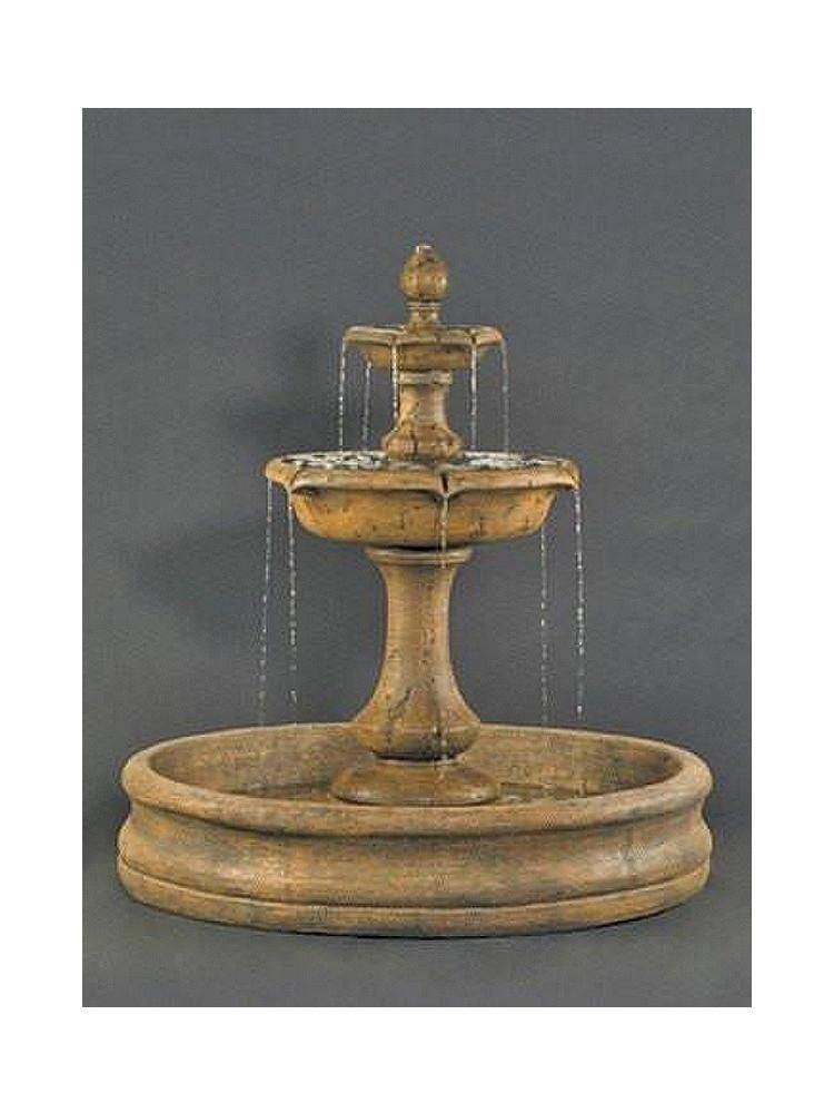 Verona High Rustic Brick Garden Fountain
