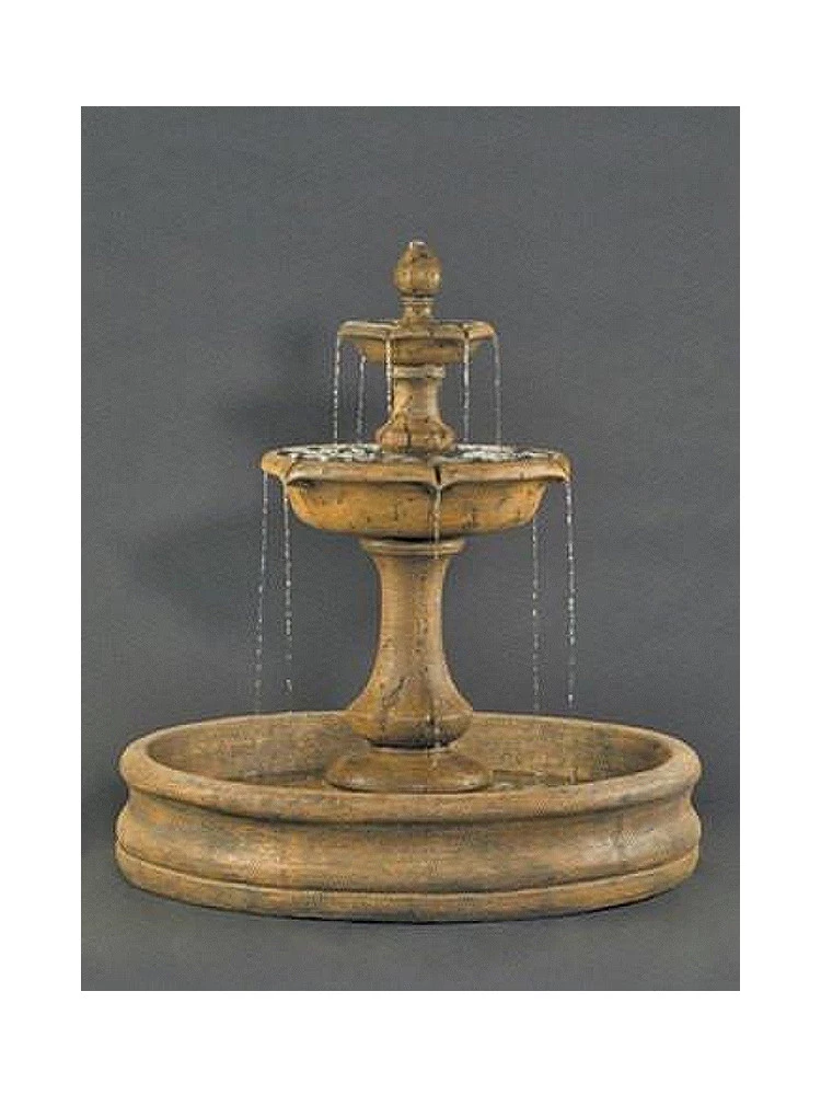 Verona High Rustic Brick Garden Fountain